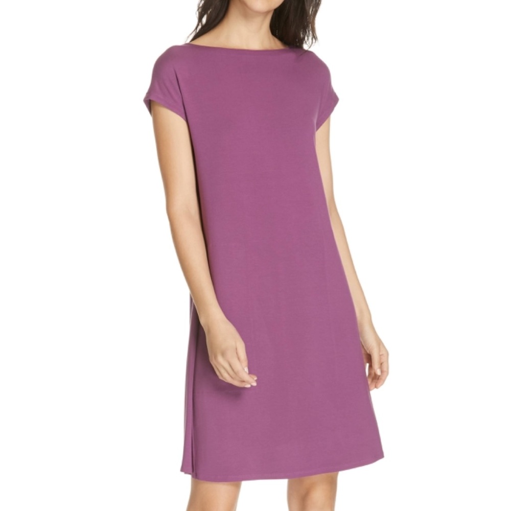 Eileen Fisher Women's Curan Bateau Dress NWT S XL